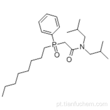 Acetamida, N, N-bis (2-metilpropil) -2- (octilfenilfosfinil) - CAS 83242-95-9